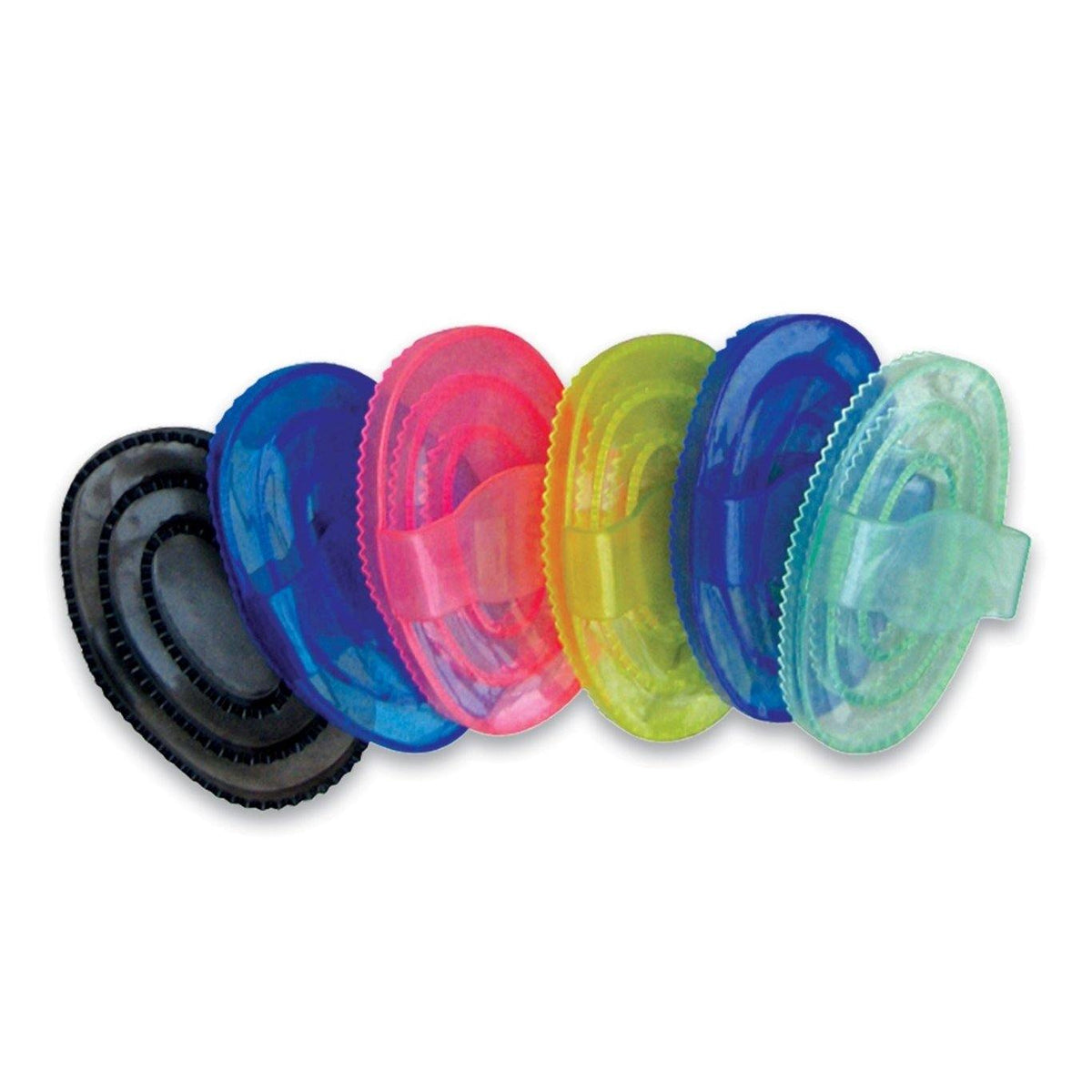 Transparent Shiny Curry Comb - FG Pro Shop Inc.