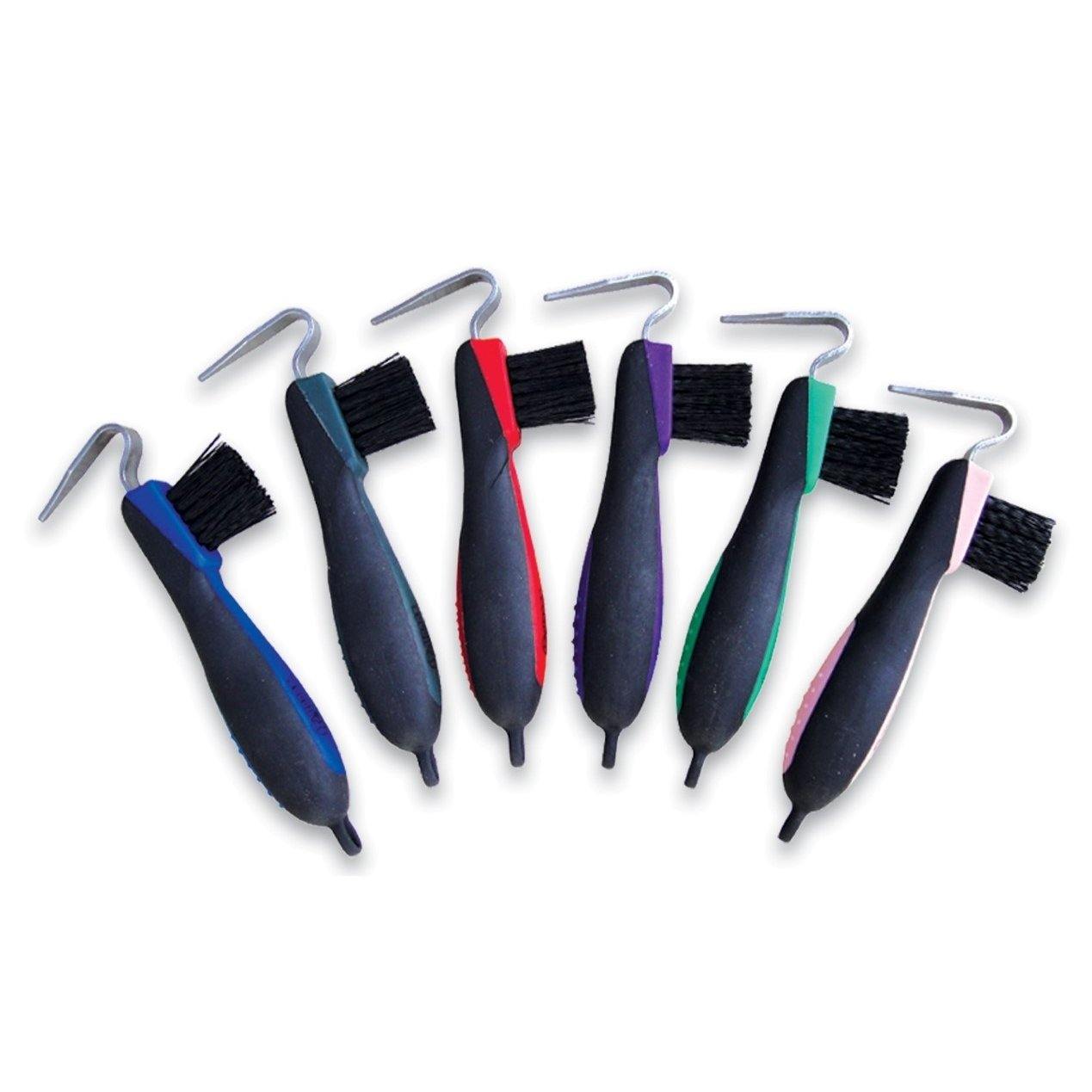 Soft Grip Hoof Pick with Brush - FG Pro Shop Inc.