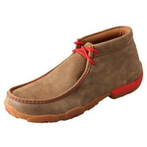 Mens Twisted X Bomber/Red Driving Moccasins - FG Pro Shop Inc.