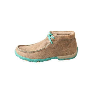Womens Twisted X Bomber/Turquoise Driving Moccasins - FG Pro Shop Inc.