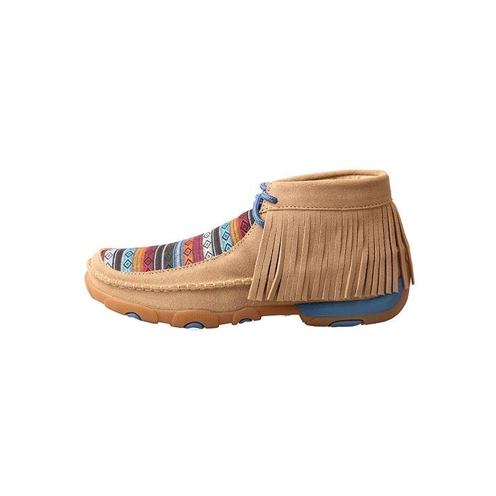 Womens Twisted X Serape Fringe Driving Moccasins - FG Pro Shop Inc.