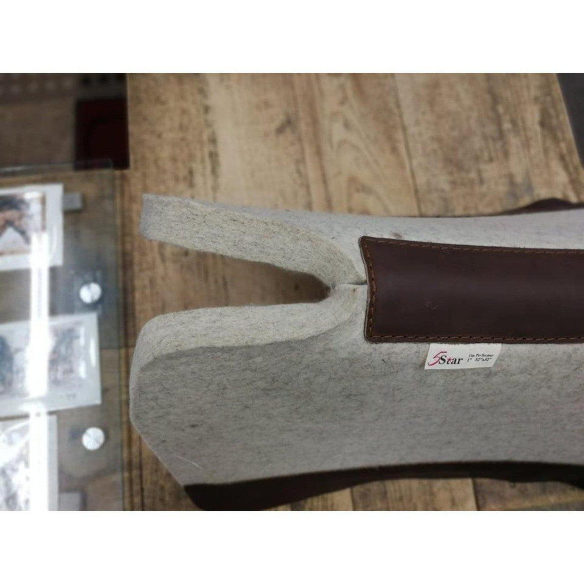 Natural 5 Star Saddle Pad with Gullet Cut Out - FG Pro Shop Inc.