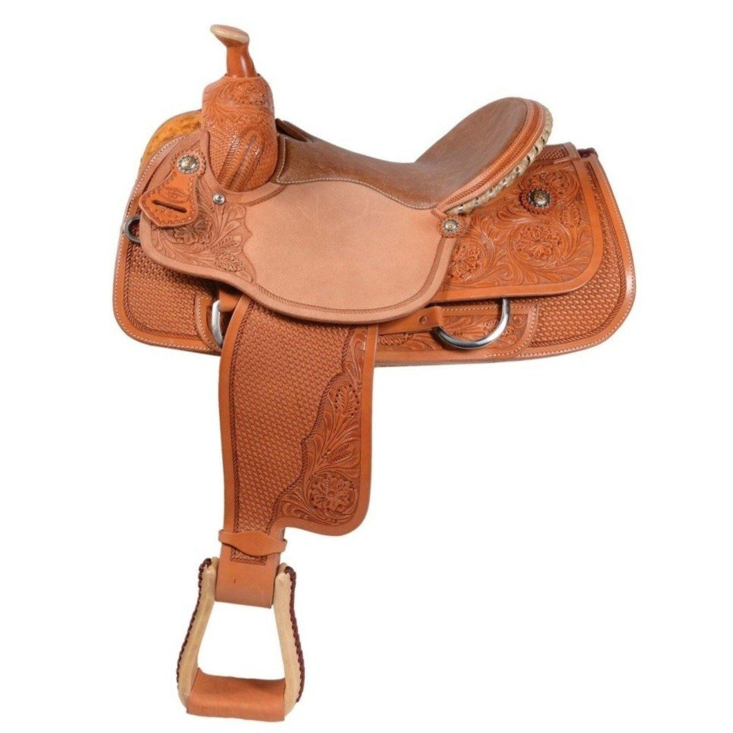 Texas Pro Calf Roper Saddle By Western Rawhide - FG Pro Shop Inc.