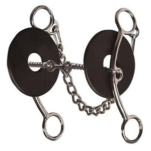 Brittany Pozzi Lifter Series - Three Piece Twisted Wire Snaffle Bit - FG Pro Shop Inc.