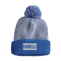 Crowellz Turned Edge Tuque with pompom Gray Royal - FG Pro Shop Inc.