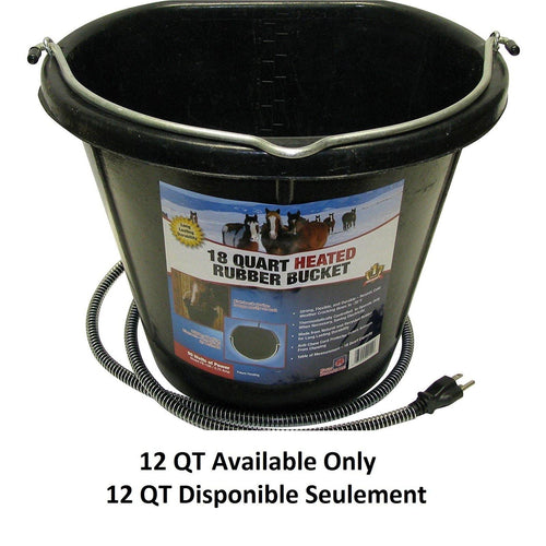 Bucket Heated Rubber Flat Back - FG Pro Shop Inc.