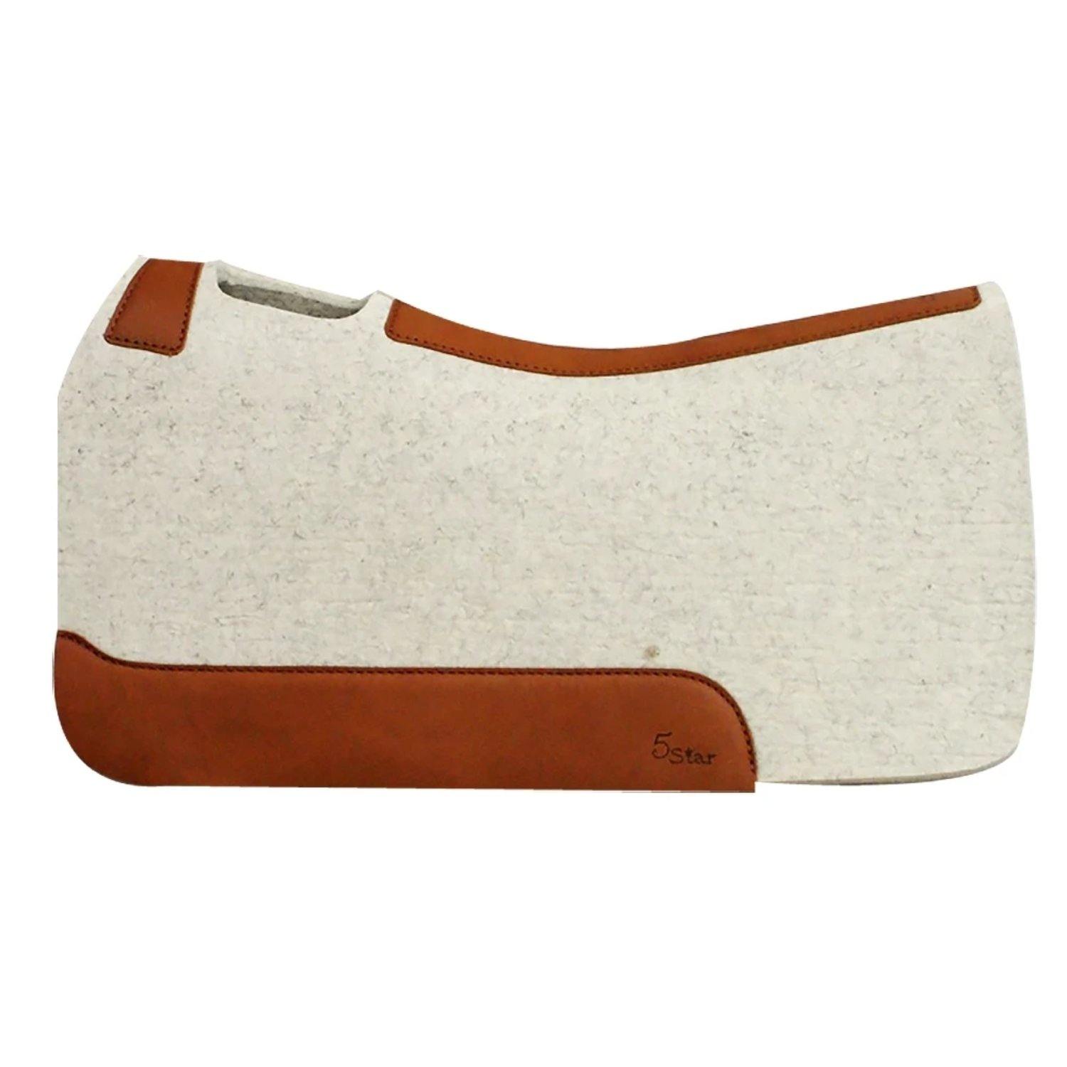 Natural 5 Star Saddle Pad 30''x 28'' - FG Pro Shop Inc.