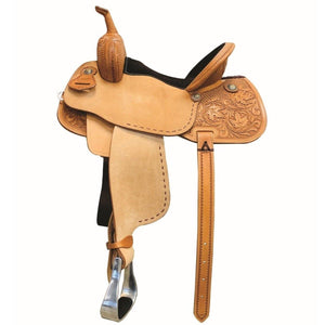 Pro Elite Barrel Saddle - Golden - FG Pro Shop Inc.