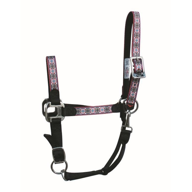 Signature Halter with Snap Black/Octagon Pattern - FG Pro Shop Inc.