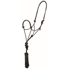 Load image into Gallery viewer, Yearling Economy Mountain Rope Halter with lead by Mustang - FG Pro Shop Inc.
