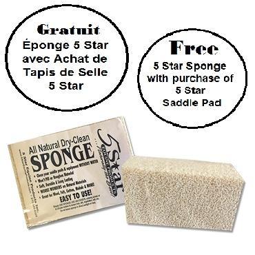 Black 5 Star Saddle Pad 30''x28'' - FG Pro Shop Inc.