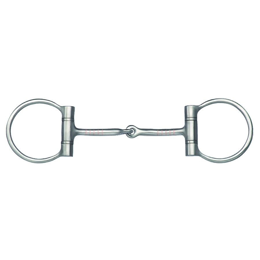 FG SS Brushed Dee Ring Snaffle Bit