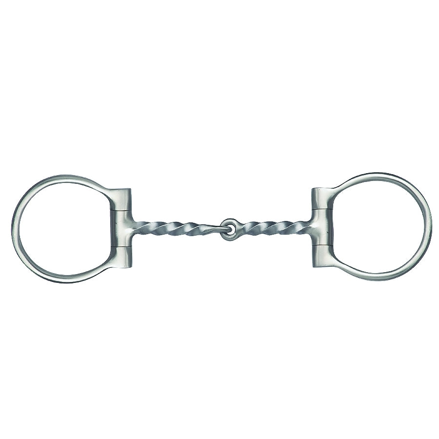 FG SS Brushed Square Twisted Western Dee Bit