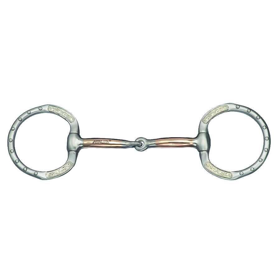 FG SS Brushed Eggbutt Show Snaffle Bit