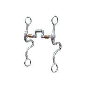 FG SS Brushed Articulated Hinged Bit with Copper Roller