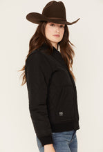Load image into Gallery viewer, Marinos Quilted Bomber Jacket - Black
