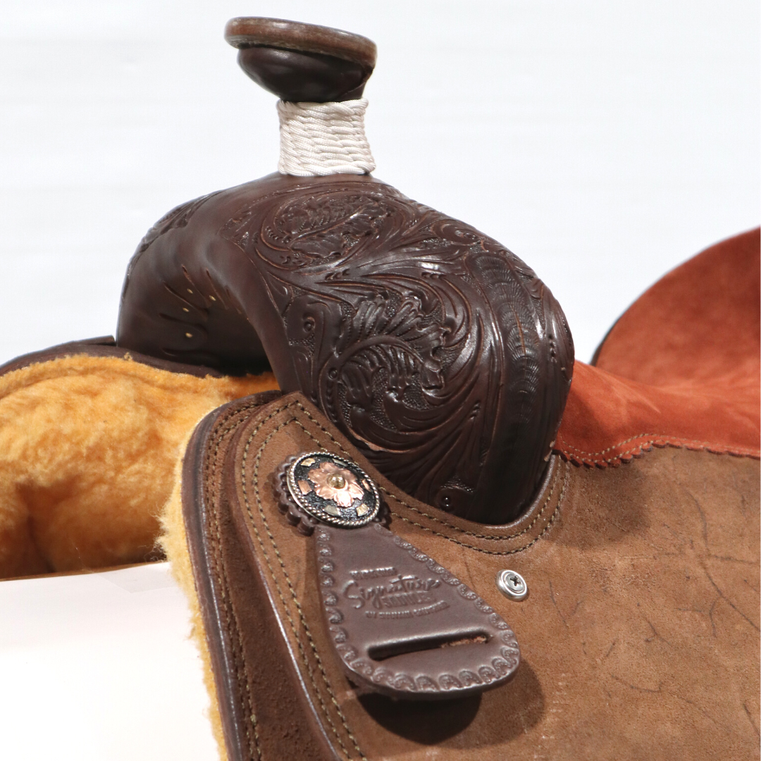Selle Calf Roper - Brun Foncé