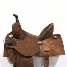 Load image into Gallery viewer, Barrel Roughout Saddle - Dark Brown

