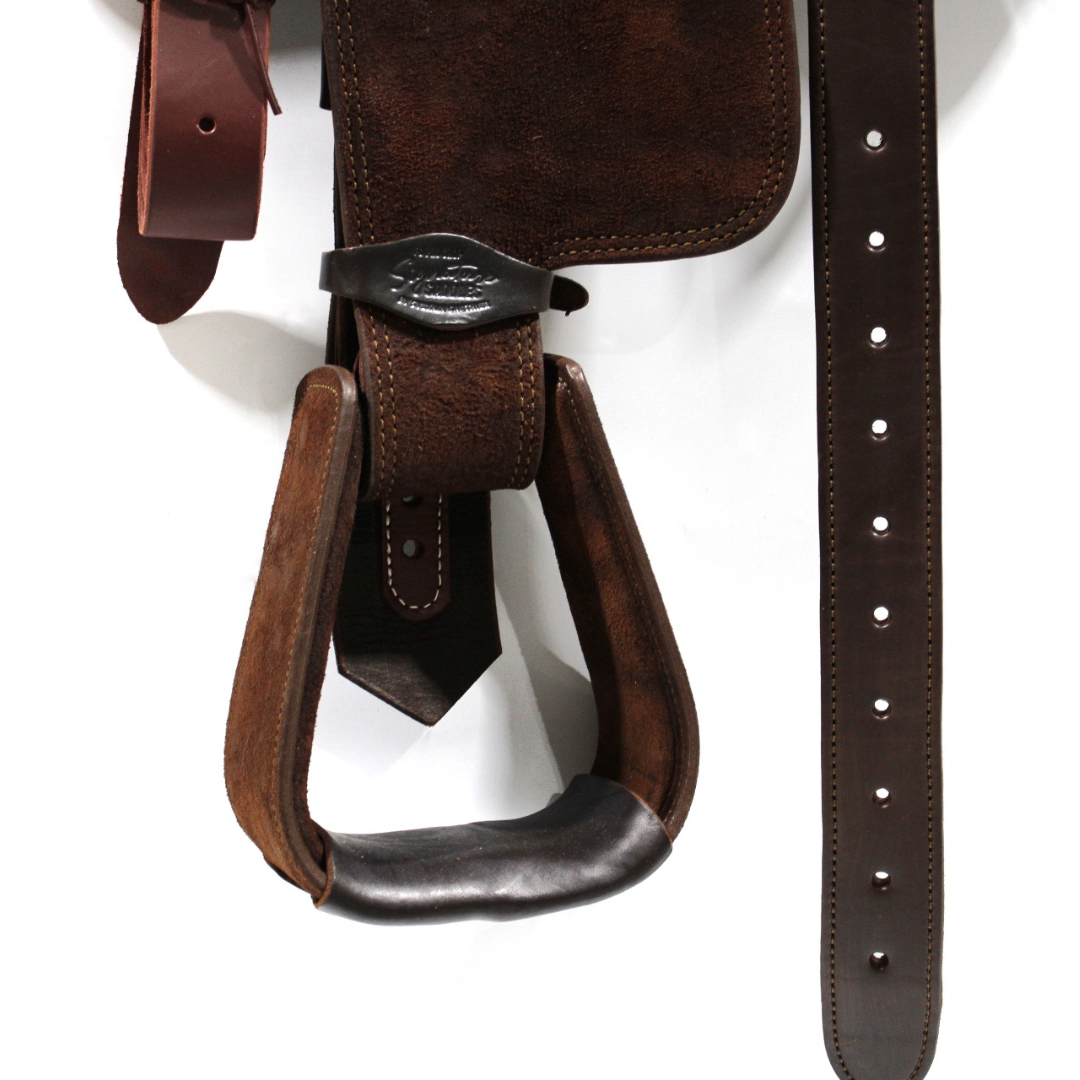 Calf Roping Saddle Dark Brown - 13.5"