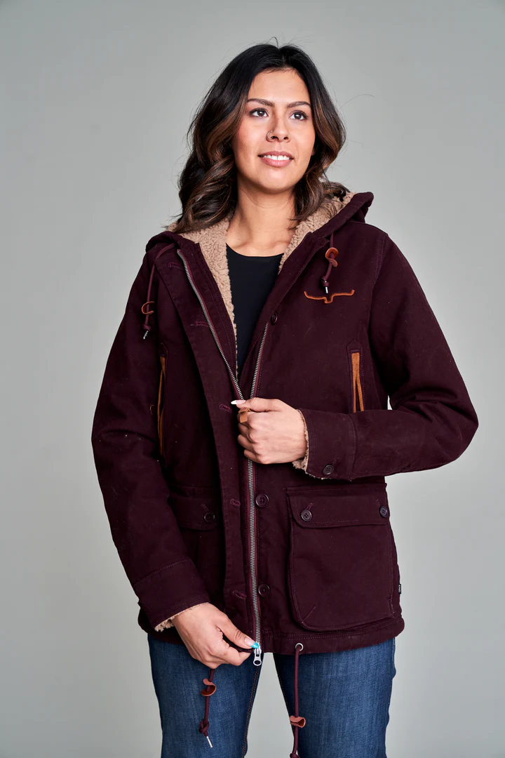 Red anorak jacket women's discount