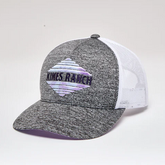 Casquette Monterey El Paso - Gris Logo Mauve
