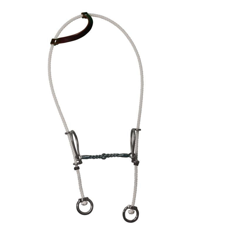 Bridle Rope Gag Bit - Twisted Wire