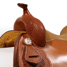 Load image into Gallery viewer, 16&quot; Reining Saddle Franks Saddlery - Golden
