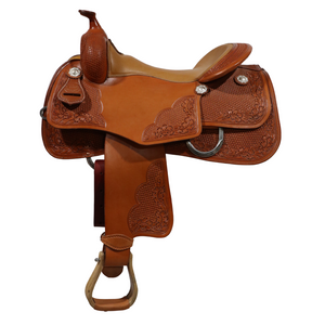 16" Reining Saddle Franks Saddlery - Golden