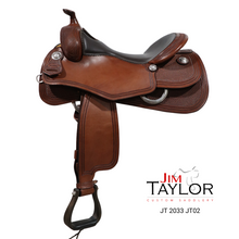 Load image into Gallery viewer, 16.5&quot; Custom Reining Saddle

