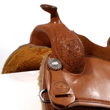 Load image into Gallery viewer, 16&quot; Rocking T Reining Saddle
