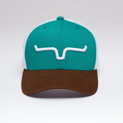 Weekly Trucker Cap - Split Turquoise