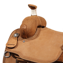 Load image into Gallery viewer, Team Roping Saddle Tan - 14&quot;
