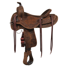 Load image into Gallery viewer, Trail Riding Saddle Dark Brown - 16&quot;
