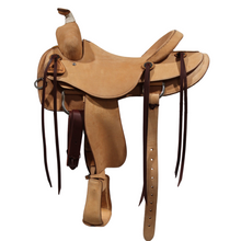 Load image into Gallery viewer, Trail Riding Saddle Tan - 16&quot;
