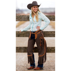 Demi-Chaps Western - Brun Foncé