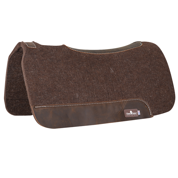 1" Contoured Alpaca Felt Saddle Pad 30x32"