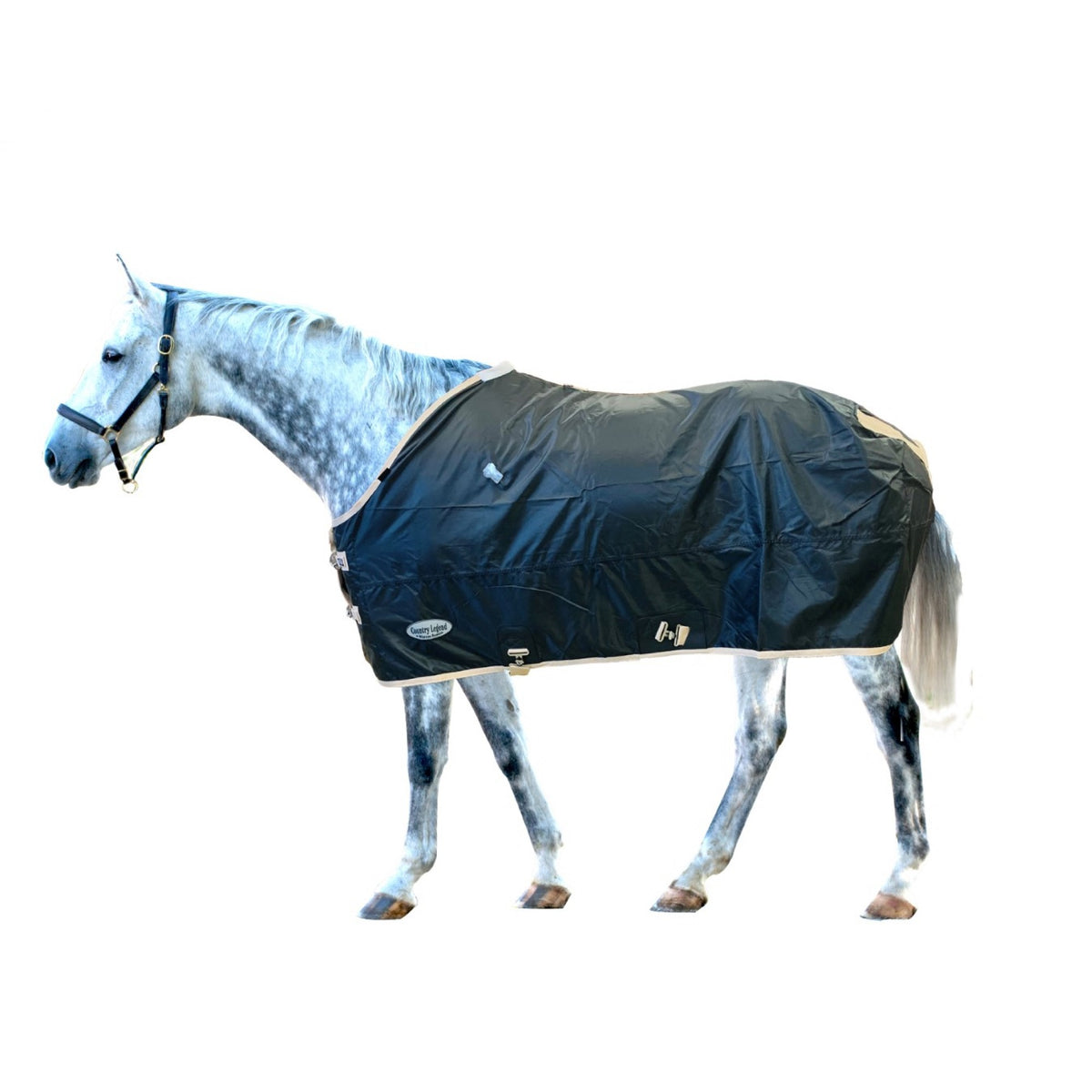 Waterproof Black Stable Sheet 420D