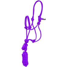 Load image into Gallery viewer, Pony Economy Rope Halter with Lead
