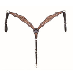 Two-Tone Floral Breastcollar