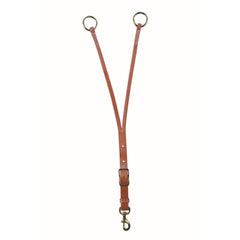 Martingale à Anneaux en Cuir à Harnais 1" x 28"