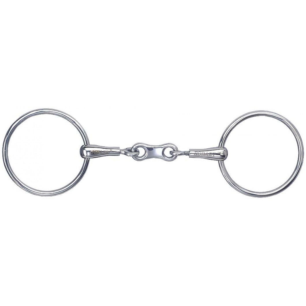 Pinchless 3-Pieces Loose Ring Snaffle Bit