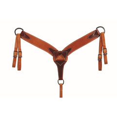 Leather Roper Breastcollar with Latigo Lining